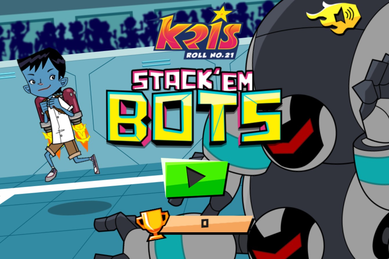 Kris Roll No. 21 Stack Em Bots - Action Arcade: The Golden Era Edition