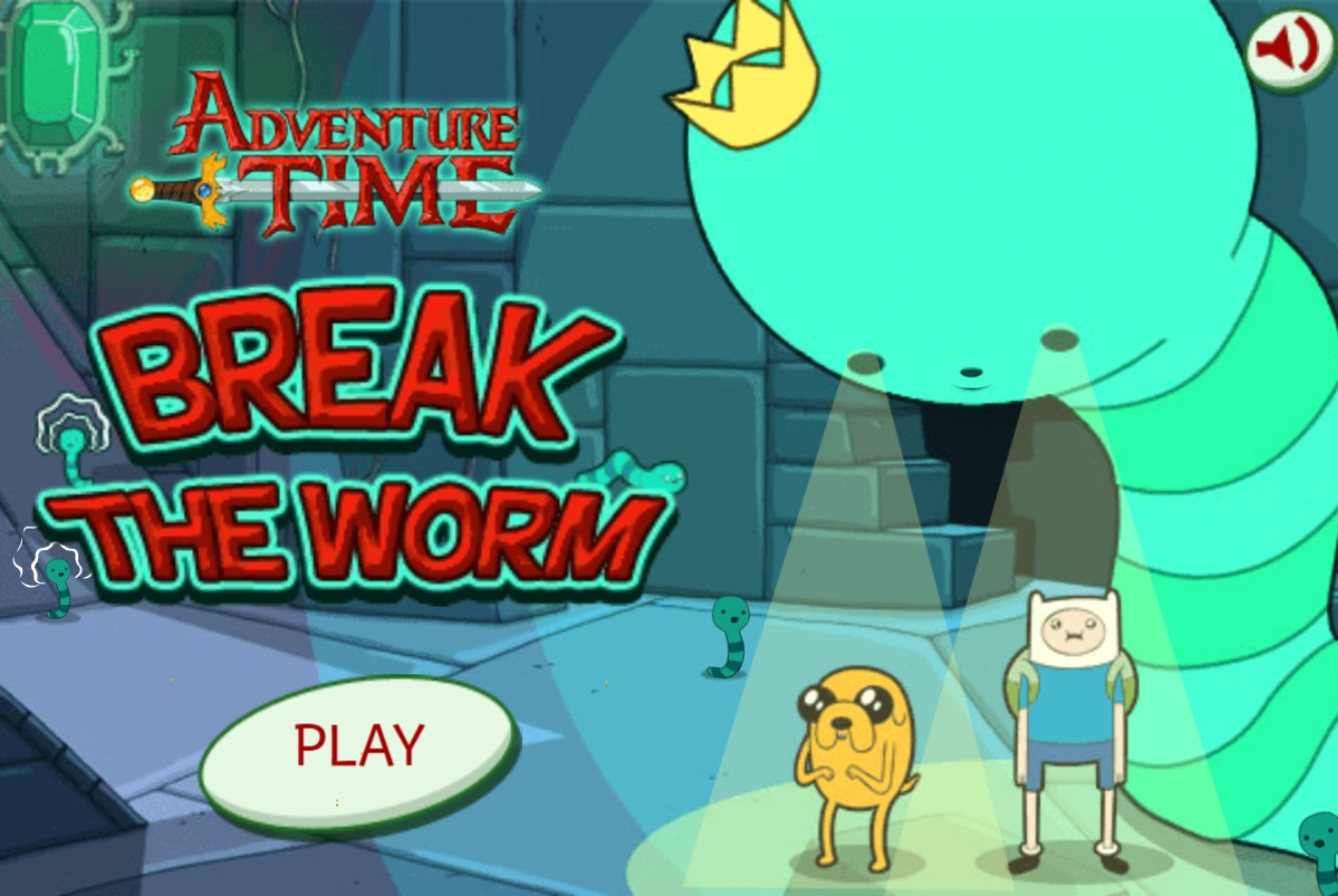Adventure Time Break the Worm - Play Online Cartoon Network: The Golden Era Edition