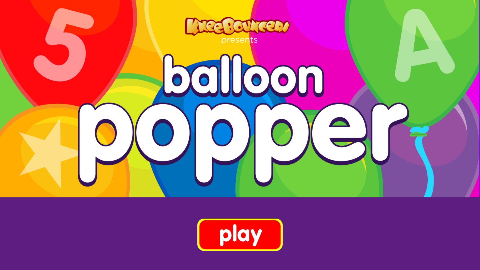 Balloon Popper KneeBouncers Kids Educational: Mystic Realm Chronicles