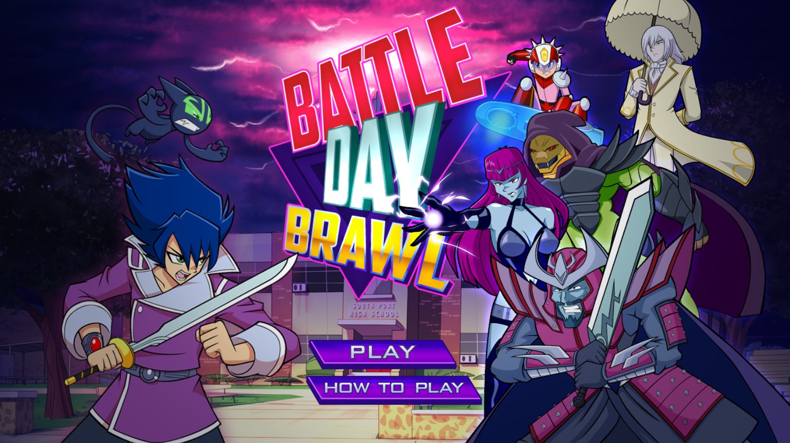 Battle Day Brawl - Action Anime Fighting: The Mega Fun Kingdom