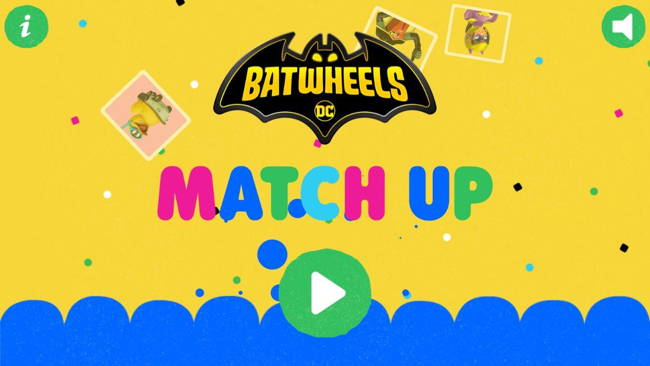Batwheels Match Up - Play Free DC Super Hero Memory: Cyber World Adventure