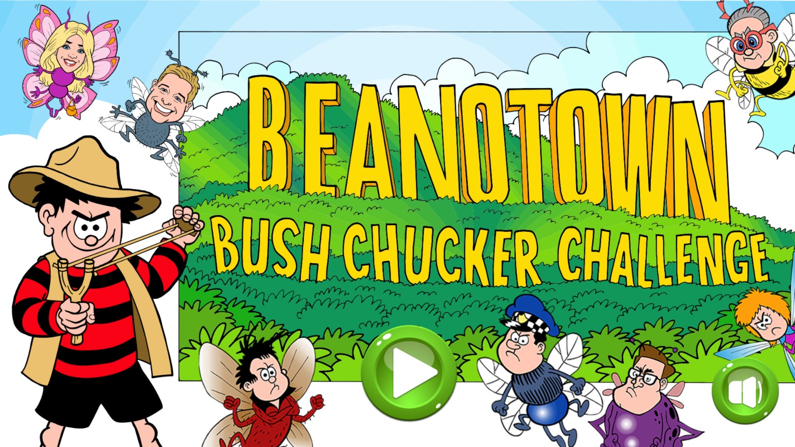 Beano Bush Chucker Challenge - Play Free: The Ancient Power Quest