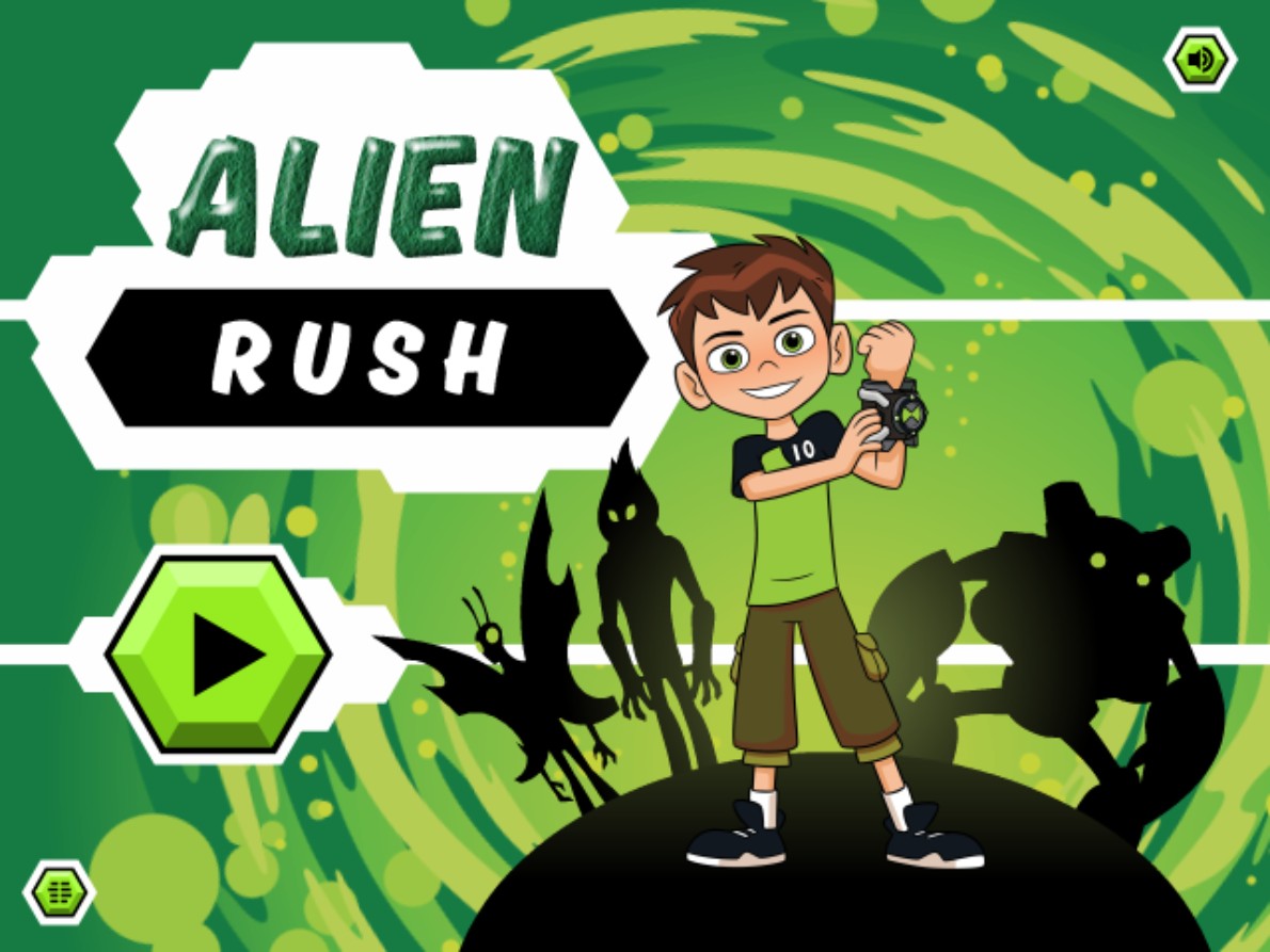 Ben 10 Alien Rush - Play Free Cartoon Network Adventure: The Golden Era Edition