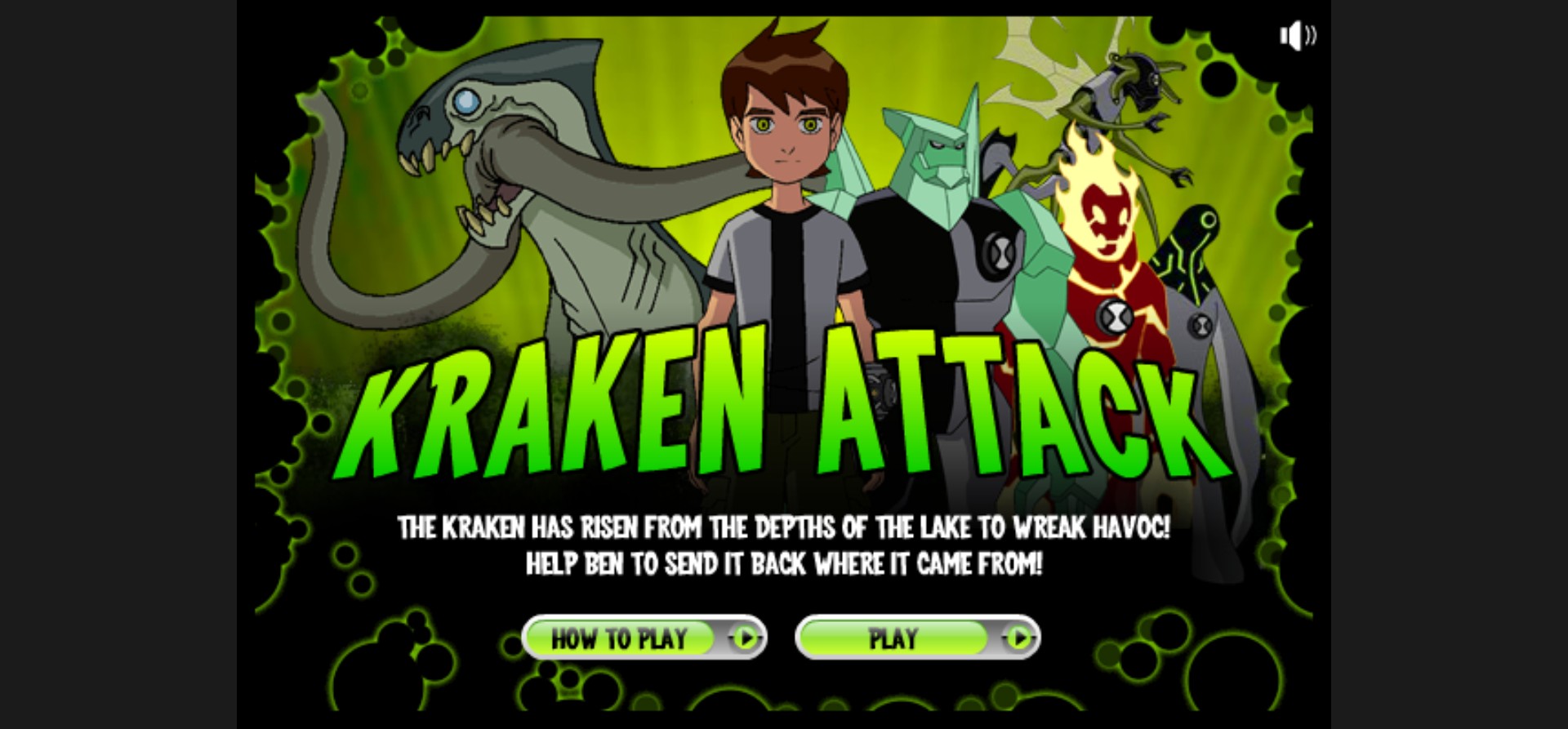 Ben 10 Kraken Attack - Play Online Cartoon Network: Super Pro Elite Challenge