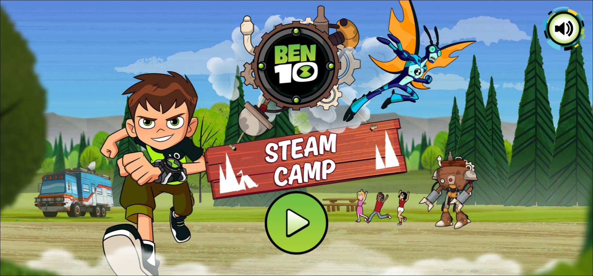 Ben 10 Steam Camp - Adventure Platformer: Turbo Thrill Ride