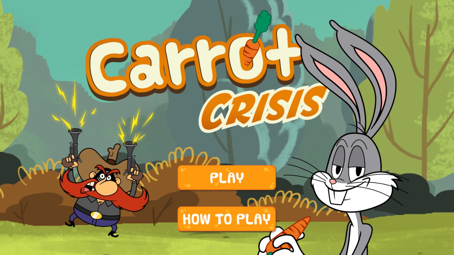 Carrot Crisis - Bugs Bunny and Yosemite Sam: Super Pro Elite Challenge