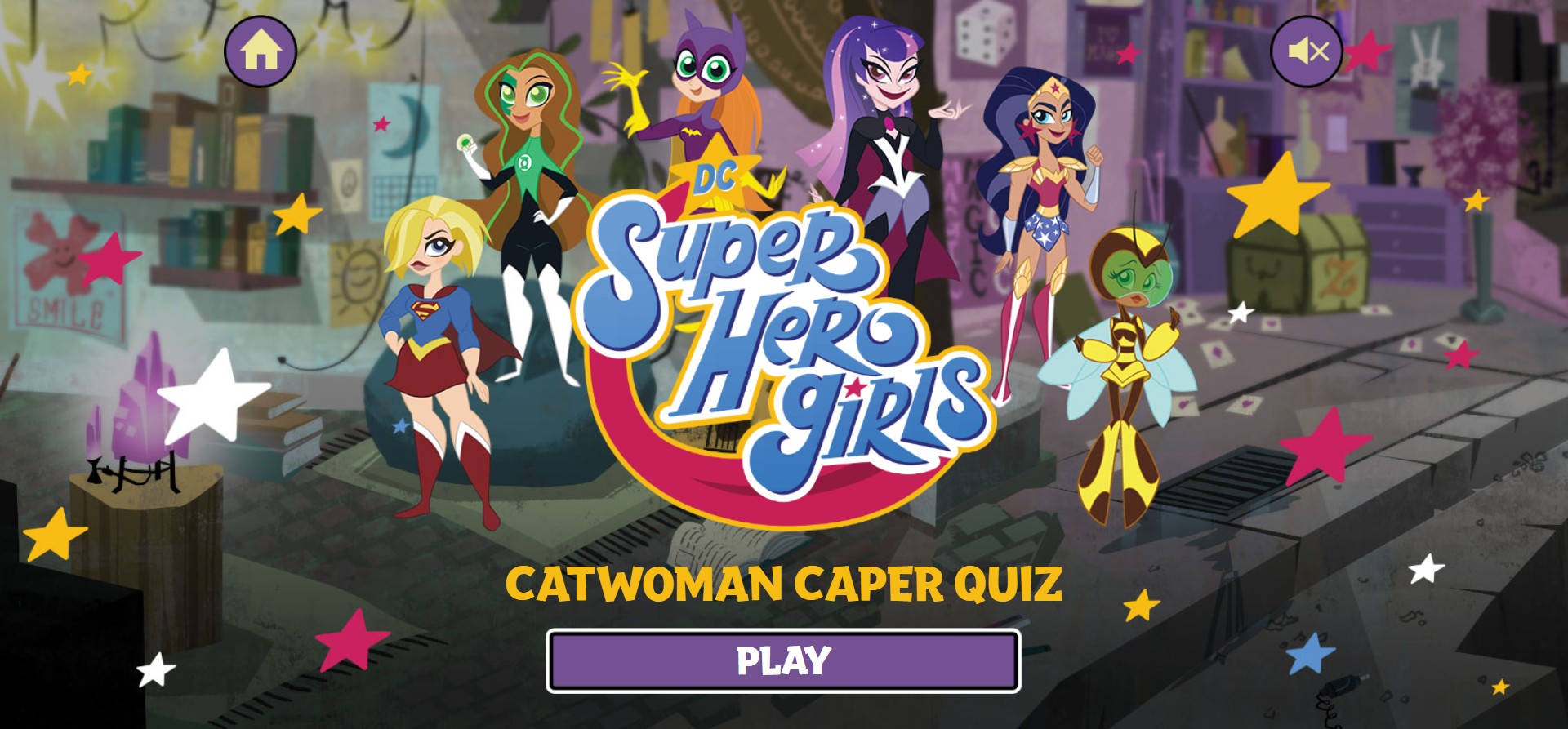 DC Super Hero Girls Catwoman Caper Quiz: Master Online Arena