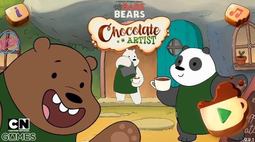 We Bare Bears Chocolate Artist - Creative Cooking: Galactic Hero Odyssey