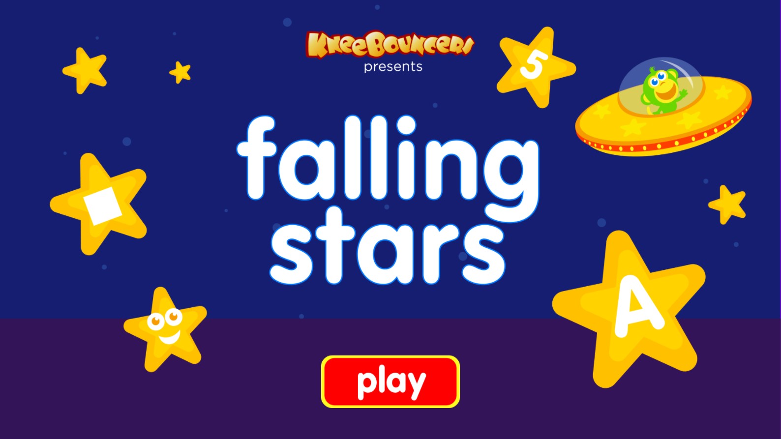 Falling Stars KneeBouncers Educational Kids: Super Pro Elite Challenge