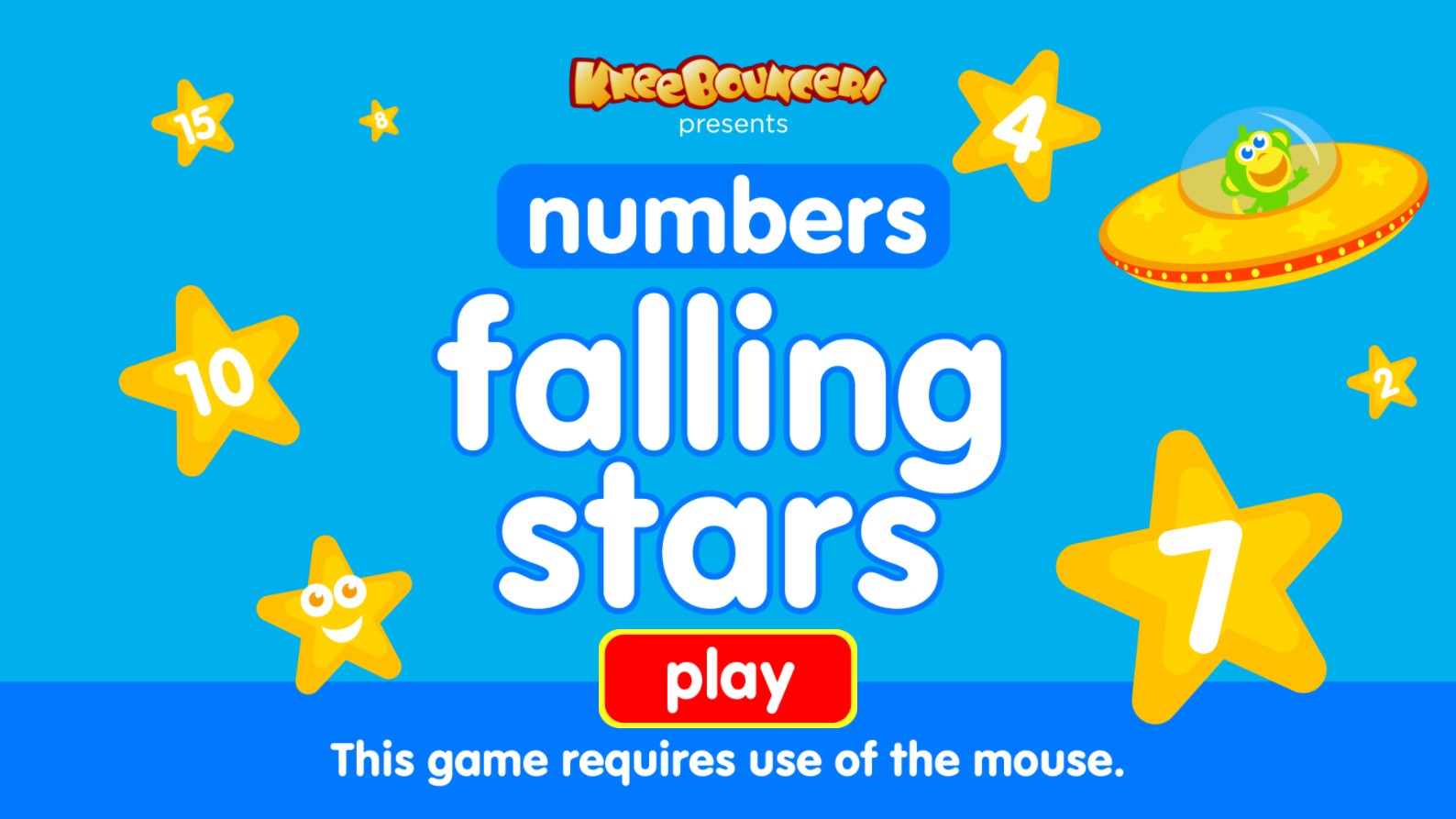 Falling Stars Numbers - Educational Kids Math: Dynamic Play Experience