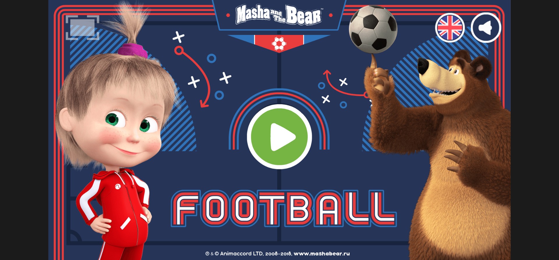 Masha and the Bear Football Game Online: Professional Gaming Elite