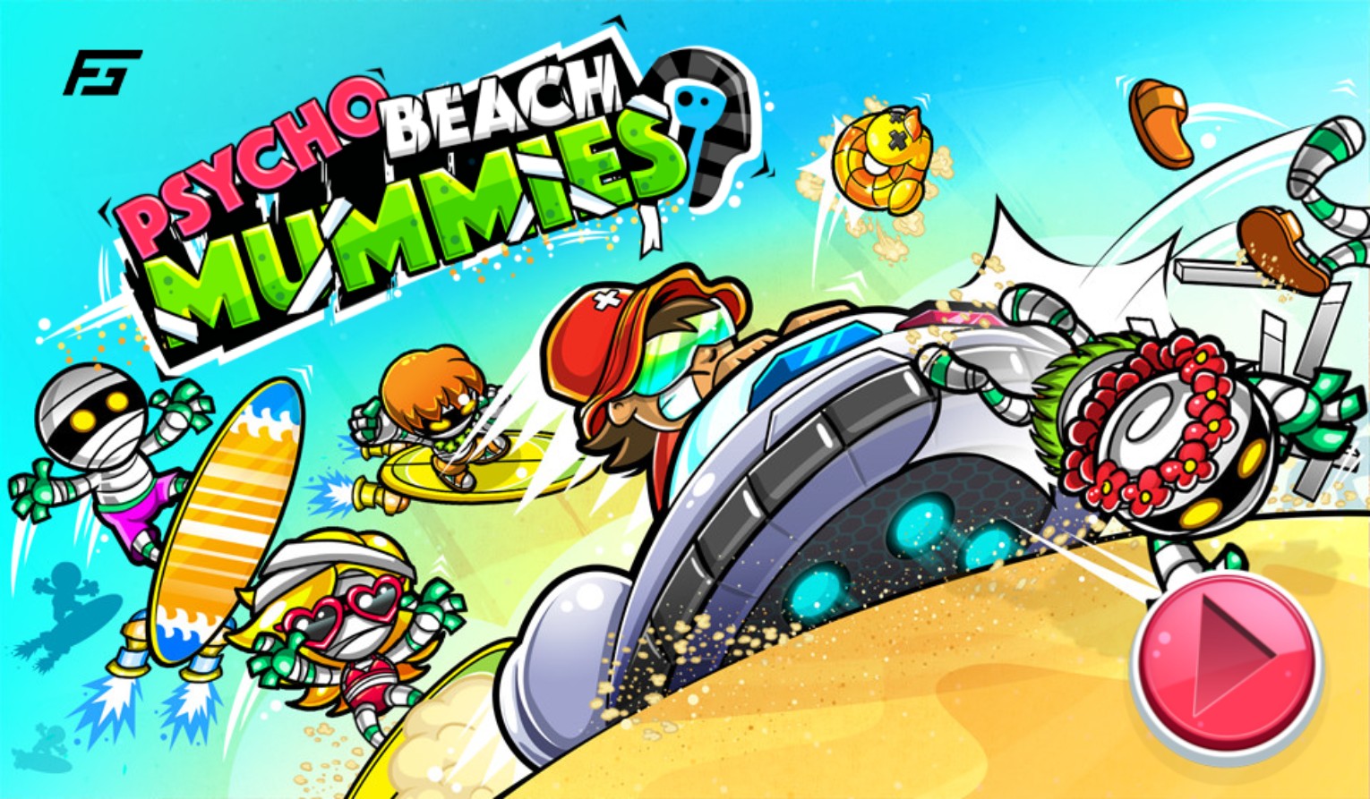 Game Shakers Psycho Beach Mummies: Dynamic Play Experience