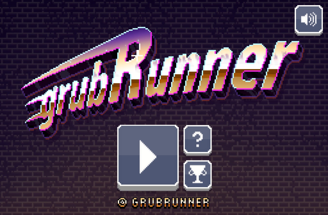 Grub Runner Retro Arcade Food Delivery: Retro Pixel Adventure
