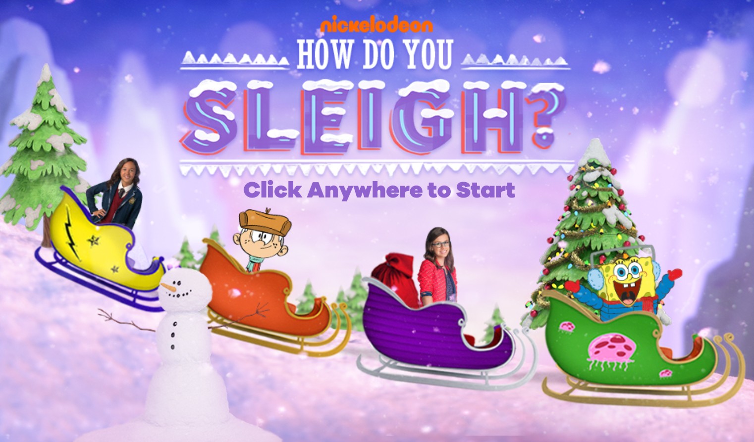 How Do You Sleigh? Nickelodeon Christmas Quiz: Master Online Arena
