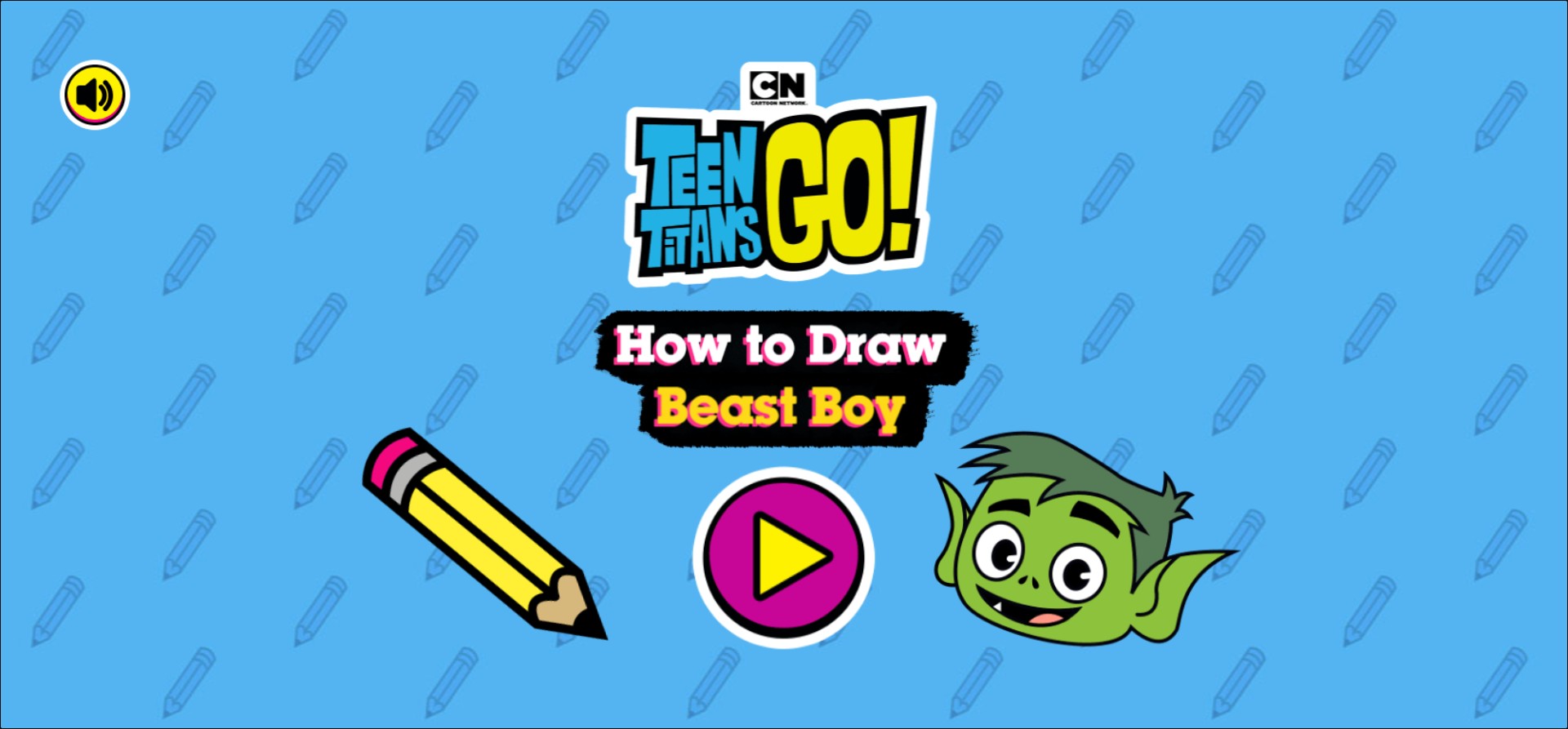 How to Draw Beast Boy - Teen Titans GO! Drawing: Cyber World Adventure