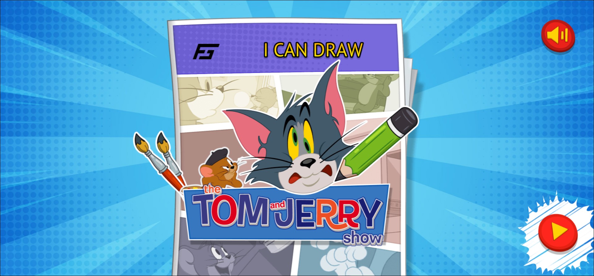 I Can Draw Tom and Jerry: Dynamic Play Experience
