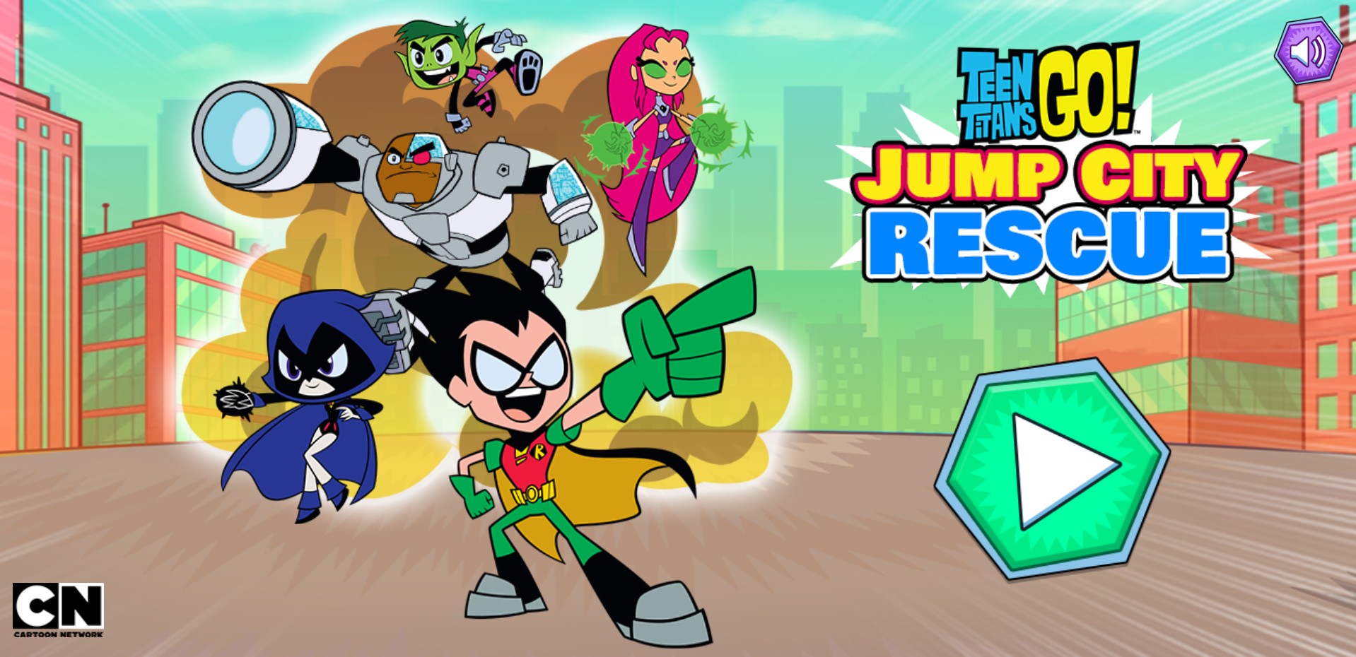 Jump City Rescue - Teen Titans Cartoon Network Action: Infinite Action Saga