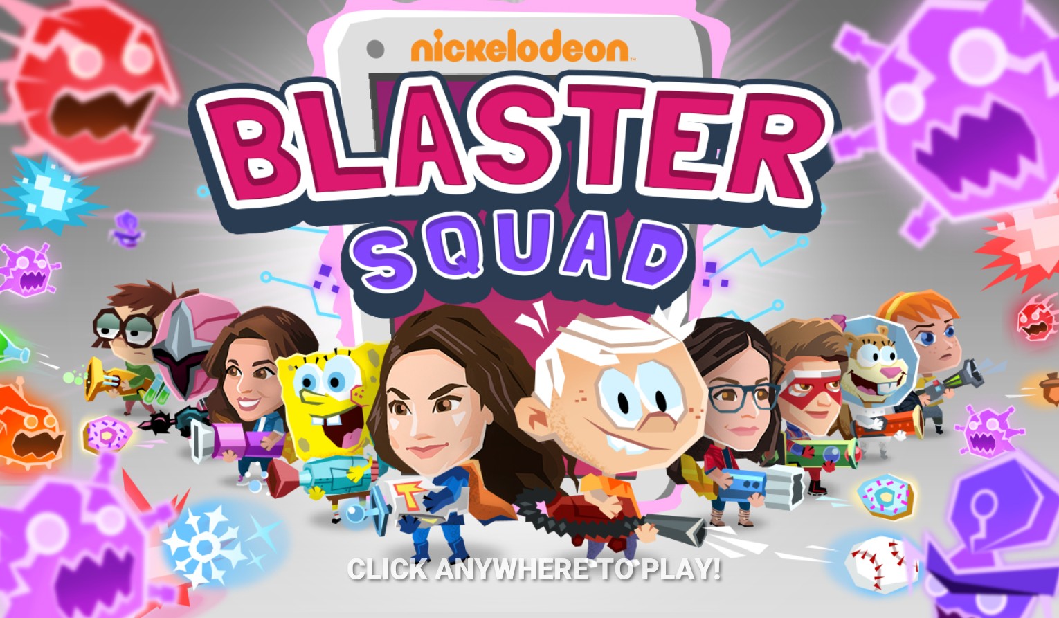 Nick Blaster Squad - Play Nickelodeon Crossover Shooter Online: The Ultimate Fun Zone