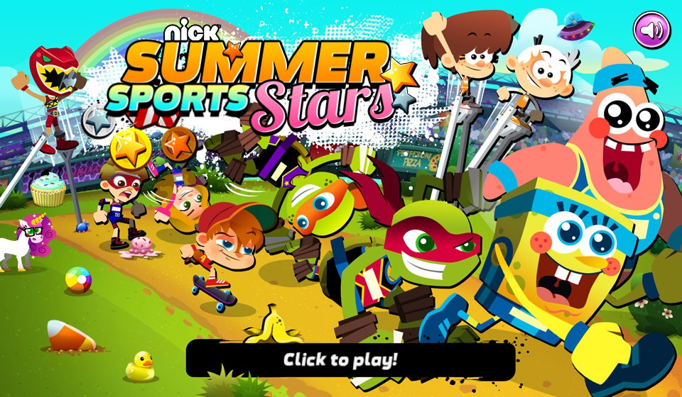 Nickelodeon Summer Sports Stars: The Mega Fun Kingdom
