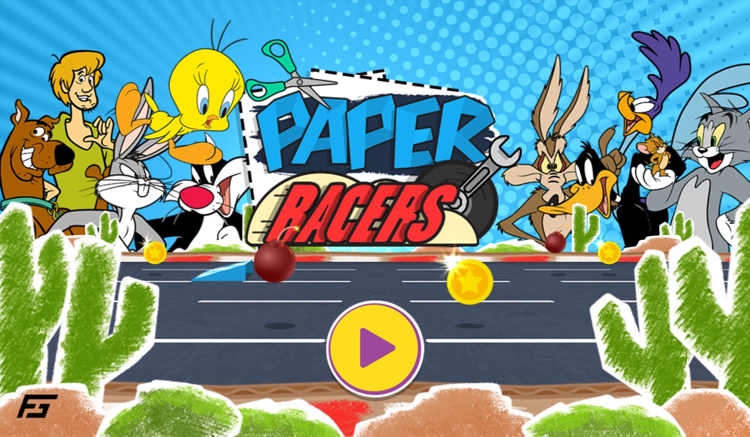 Paper Racers - Cartoon Network Racing: Mystic Realm Chronicles
