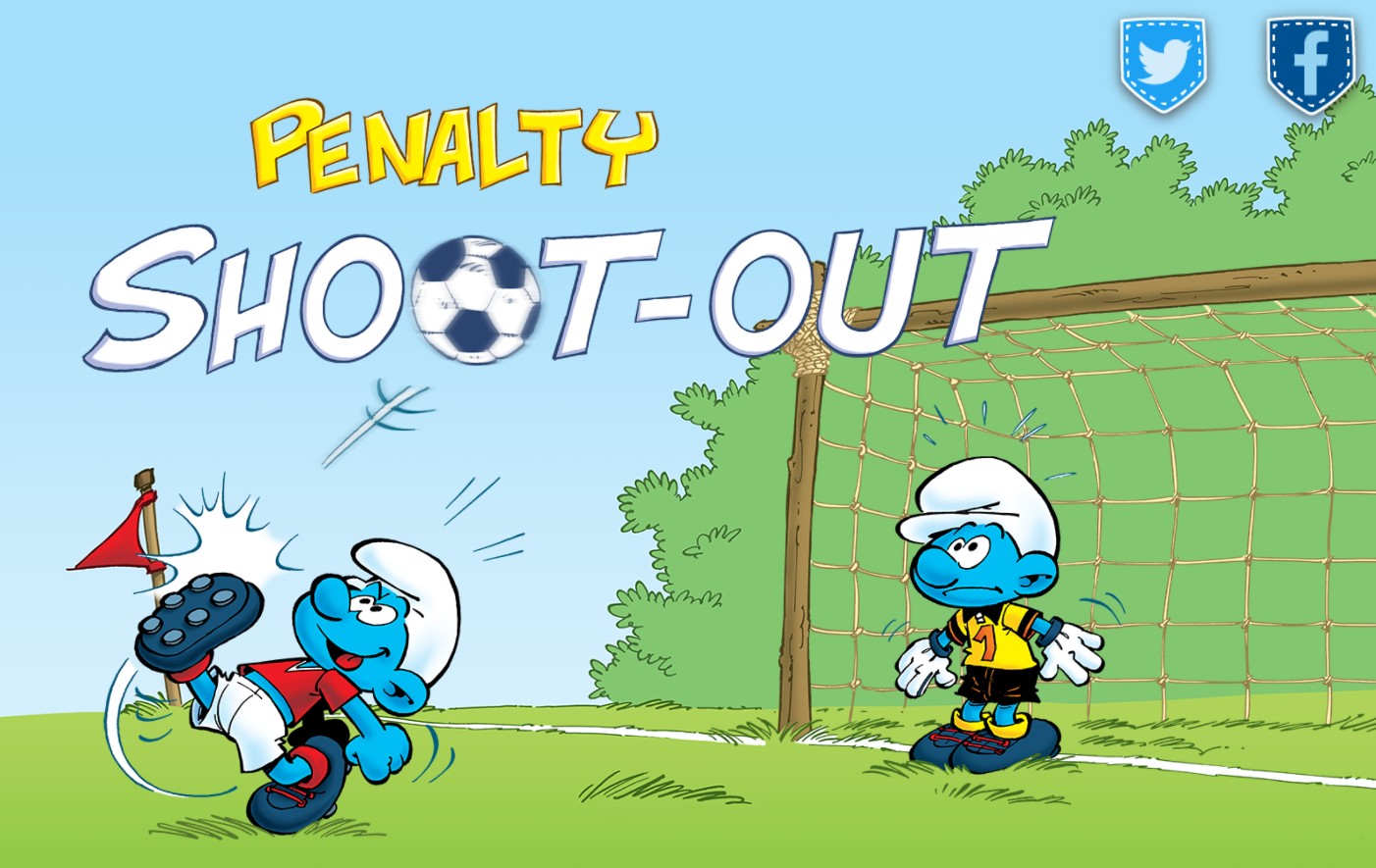 Smurfs Penalty Kick Soccer: The Mega Fun Kingdom