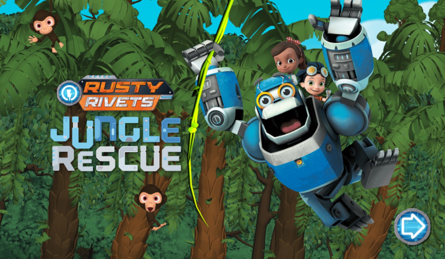 Rusty Rivets Jungle Rescue - Play Free Nickelodeon Adventure: Ultimate Skill Mastery
