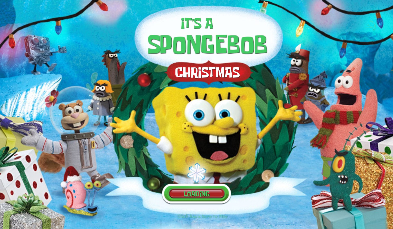 Its a SpongeBob Christmas - Festive Nickelodeon Adventure: Cyber World Adventure