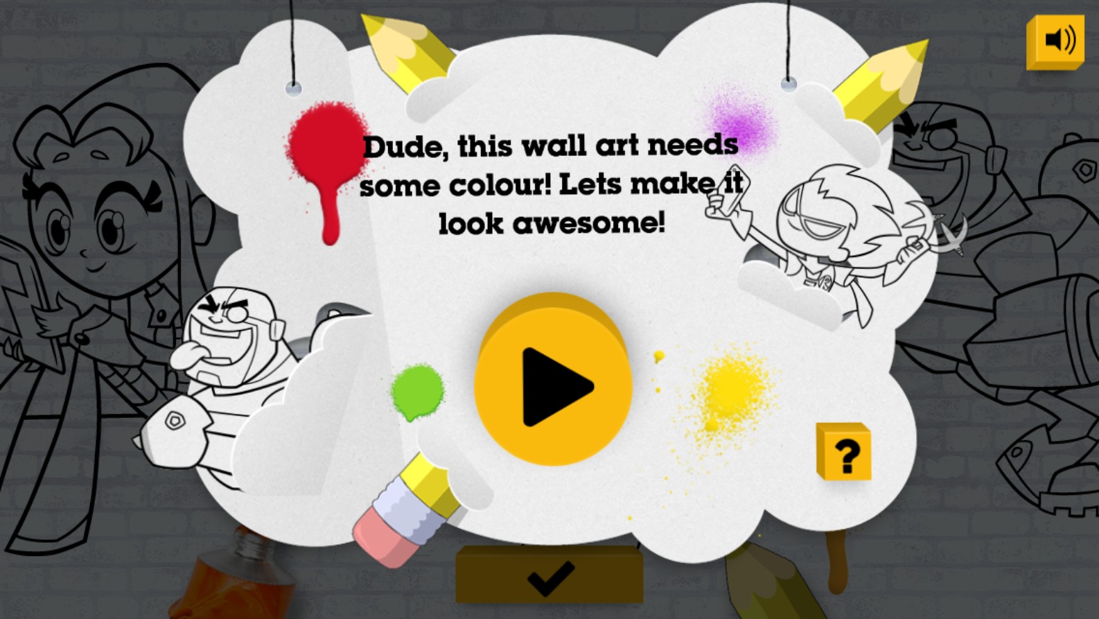 Teen Titans Go! Colour In: The Mega Fun Kingdom