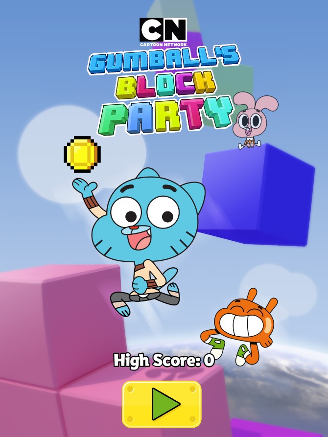 The Amazing World of Gumball Block Party - Online Arcade: The Brave Warrior Legend