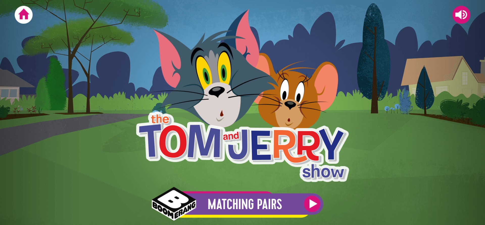 Tom and Jerry Matching Pairs - Fun Memory: Infinite Action Saga