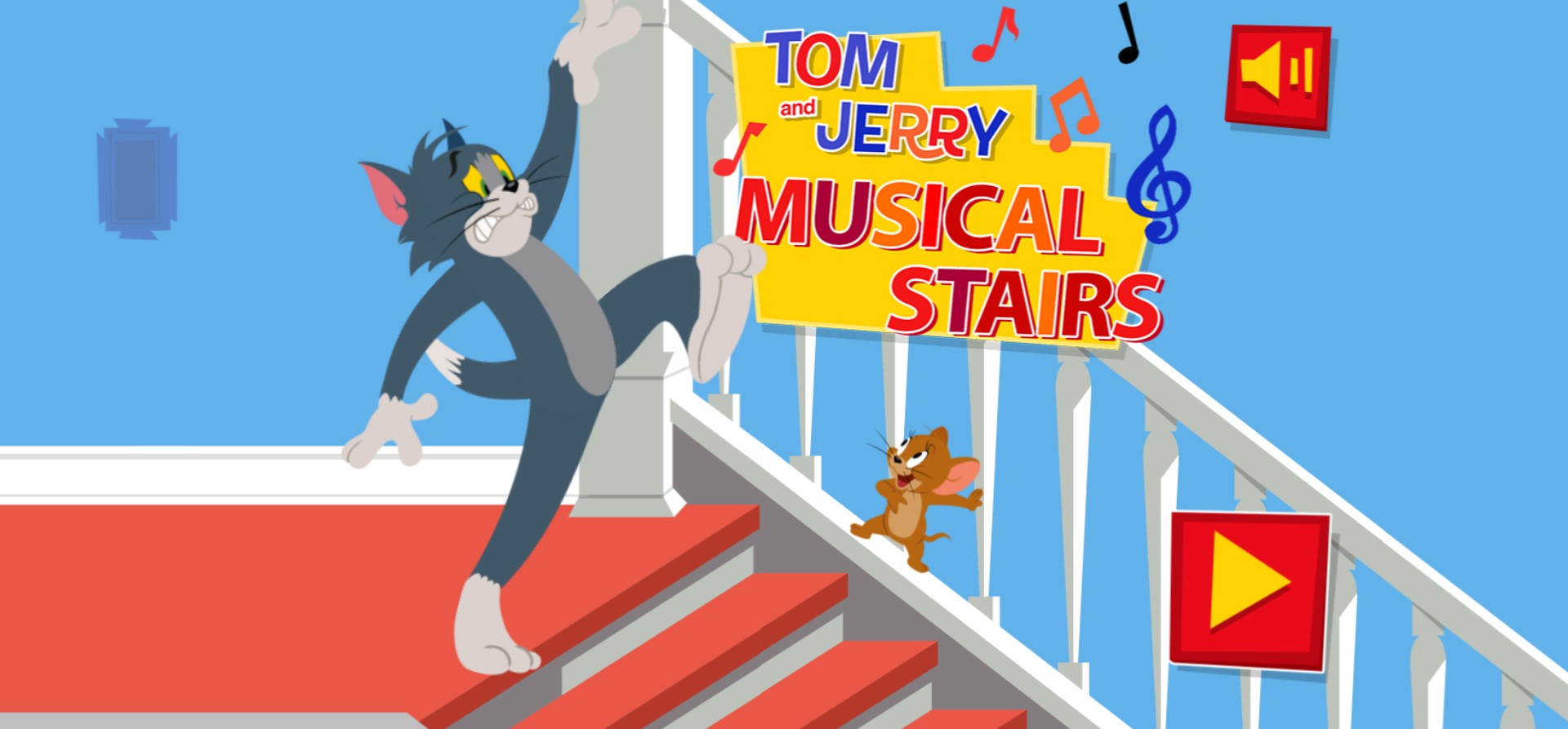 Tom and Jerry Musical Stairs: The Golden Era Edition