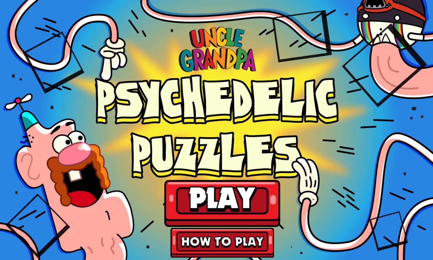 Uncle Grandpa Psychedelic Puzzles - Play Online Cartoon Network: The New Champion Arena