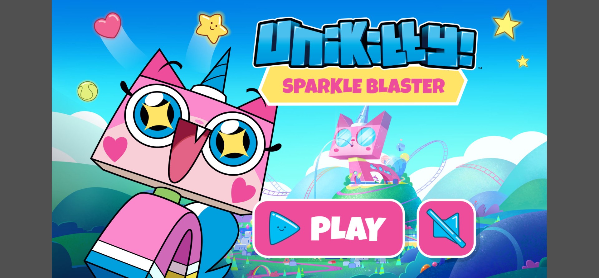 Unikitty Sparkle Blaster - Play Online Cartoon Network: Cyber World Adventure