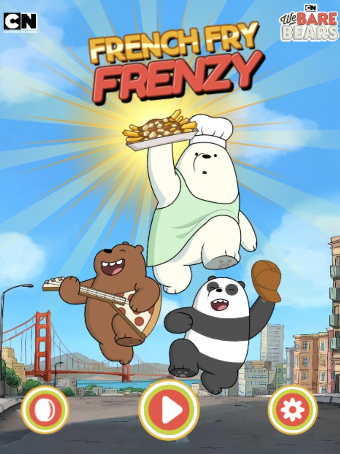 We Bare Bears French Fry Frenzy - Cartoon Network Cooking: Turbo Thrill Ride